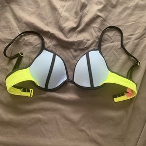 Victoria’s Secret push up bikini blue & yellow